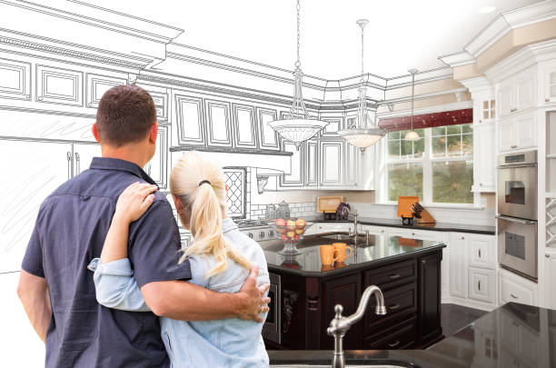 Professional Cabinet Installation technician working in Dayton, NJ